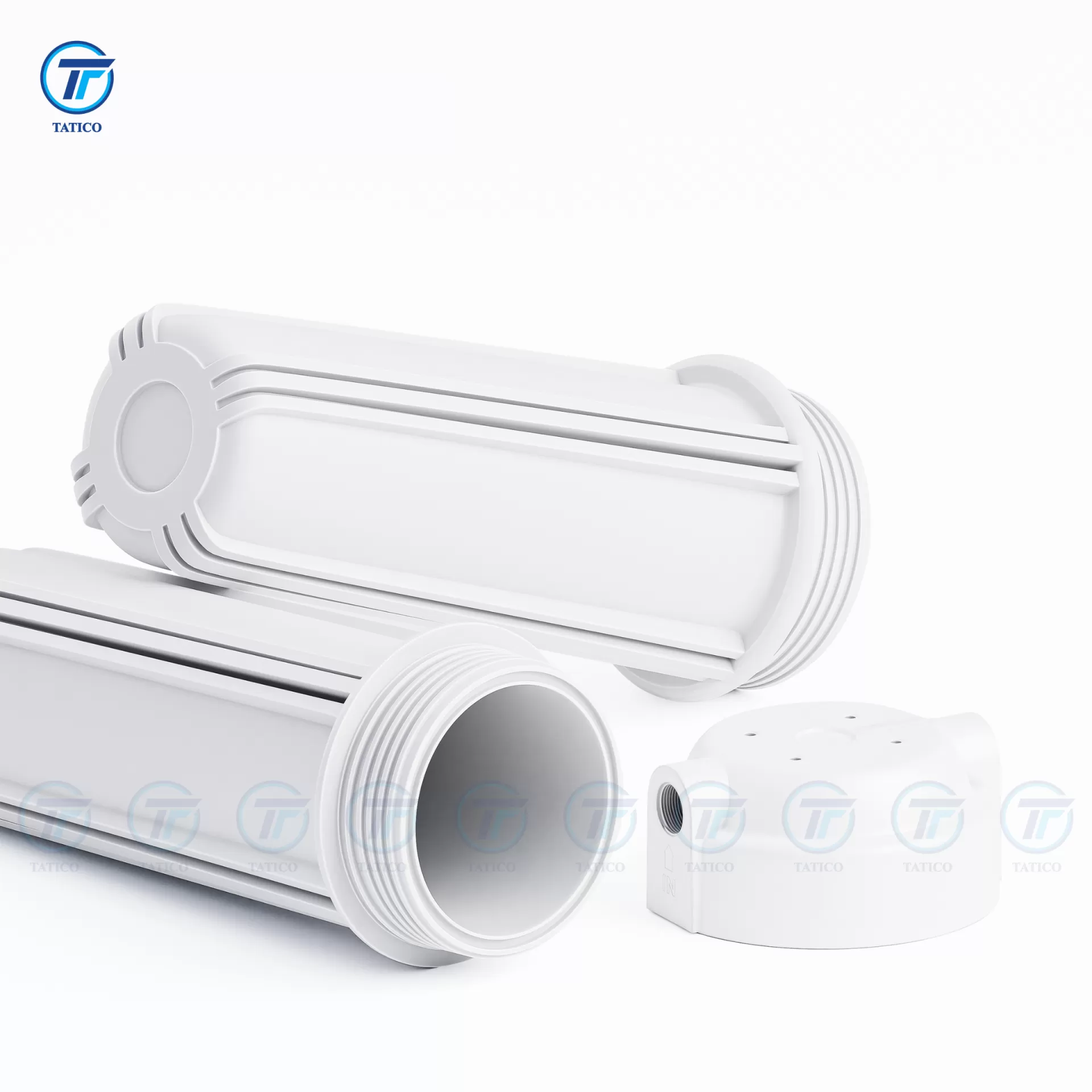 Cốc lọc nước trắng 10 inch (ren 13, ren đấu nhanh, đầu đấu nhanh)